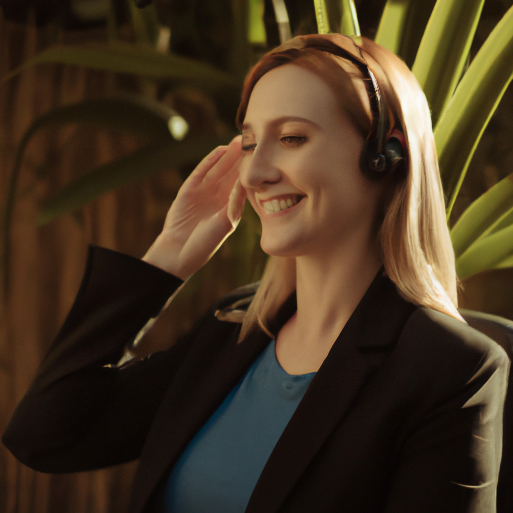 Klantensucces medewerker met headset