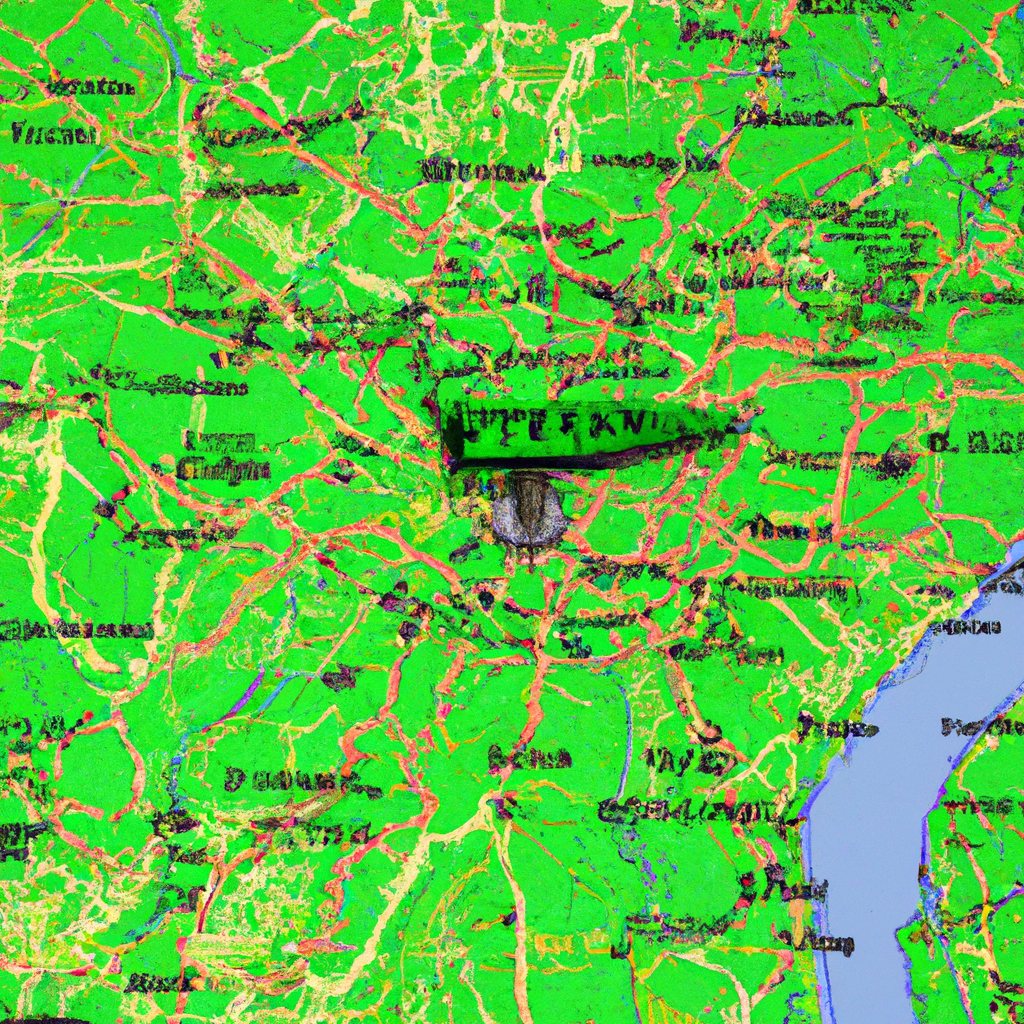 Kaart van Antwerpen met markering op Meir 24